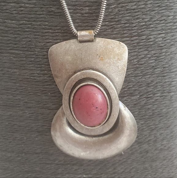 Kien Cabazon Pewter Pendant Necklace - Picture 2 of 4